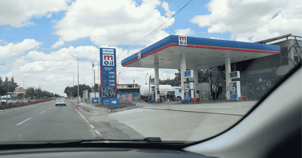 トルコのガソリンスタンド